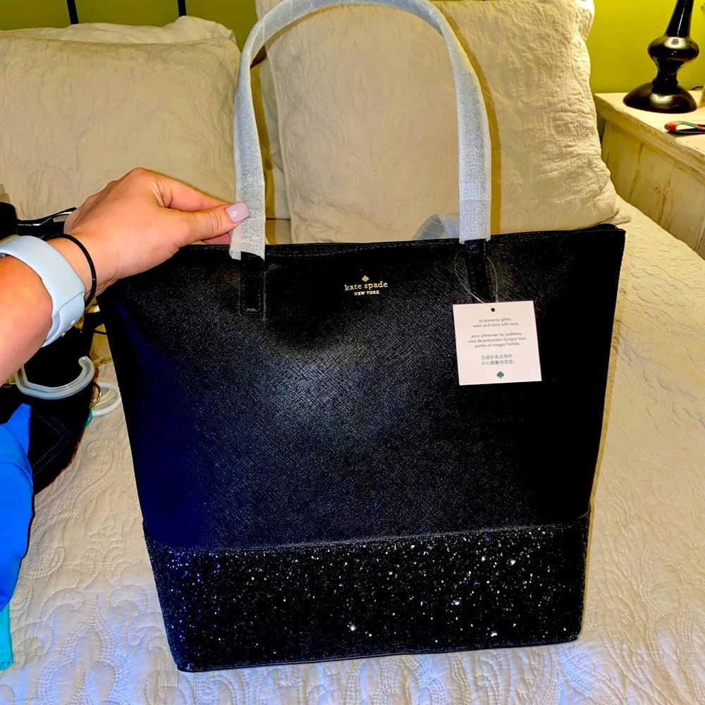 Kate Spade Greta Court Glitter Tote